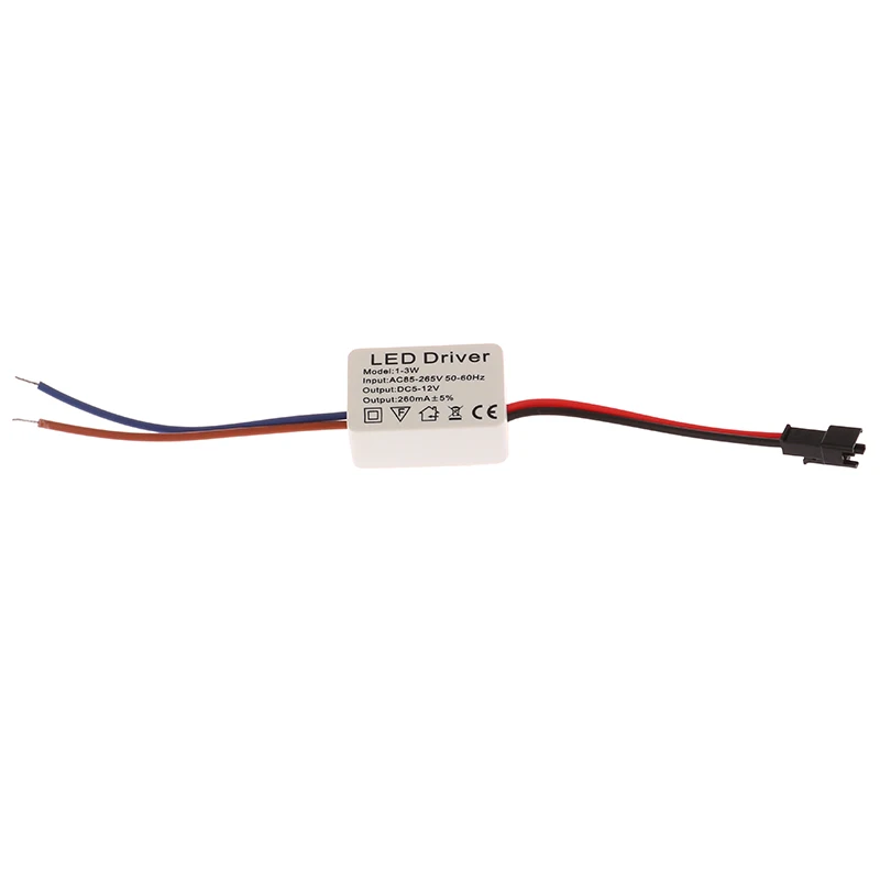 LED Driver 260mA 1-3W LED Power Supply Adapt AC 85V-265V to DC 3-14V LED Lights Driver for LED