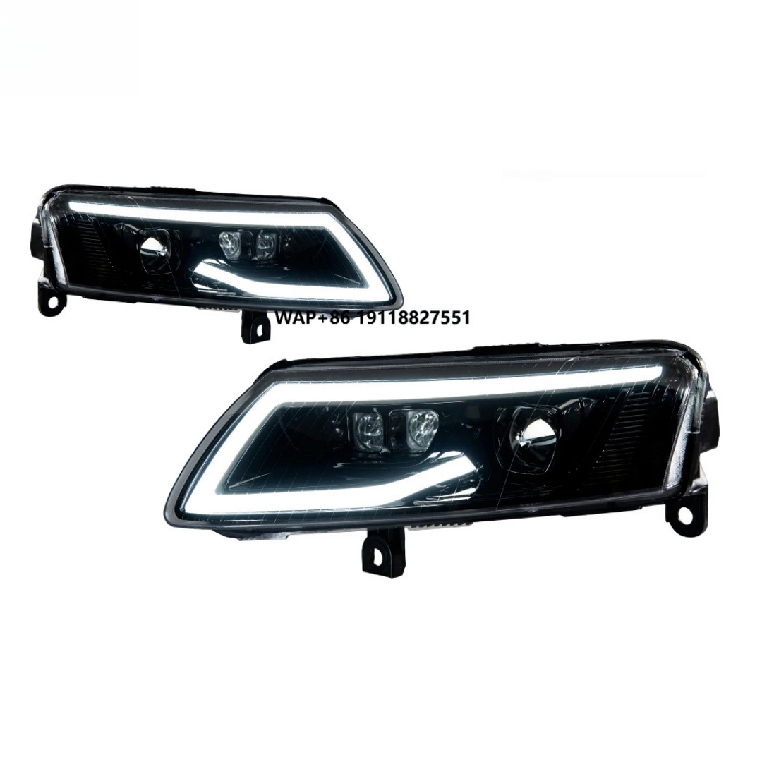 

A6 C6 2005-2011 LED Headlights Dynamic Signal DRL New 12V 6000K H4 10000 Lumens 30W Automotive Accessory