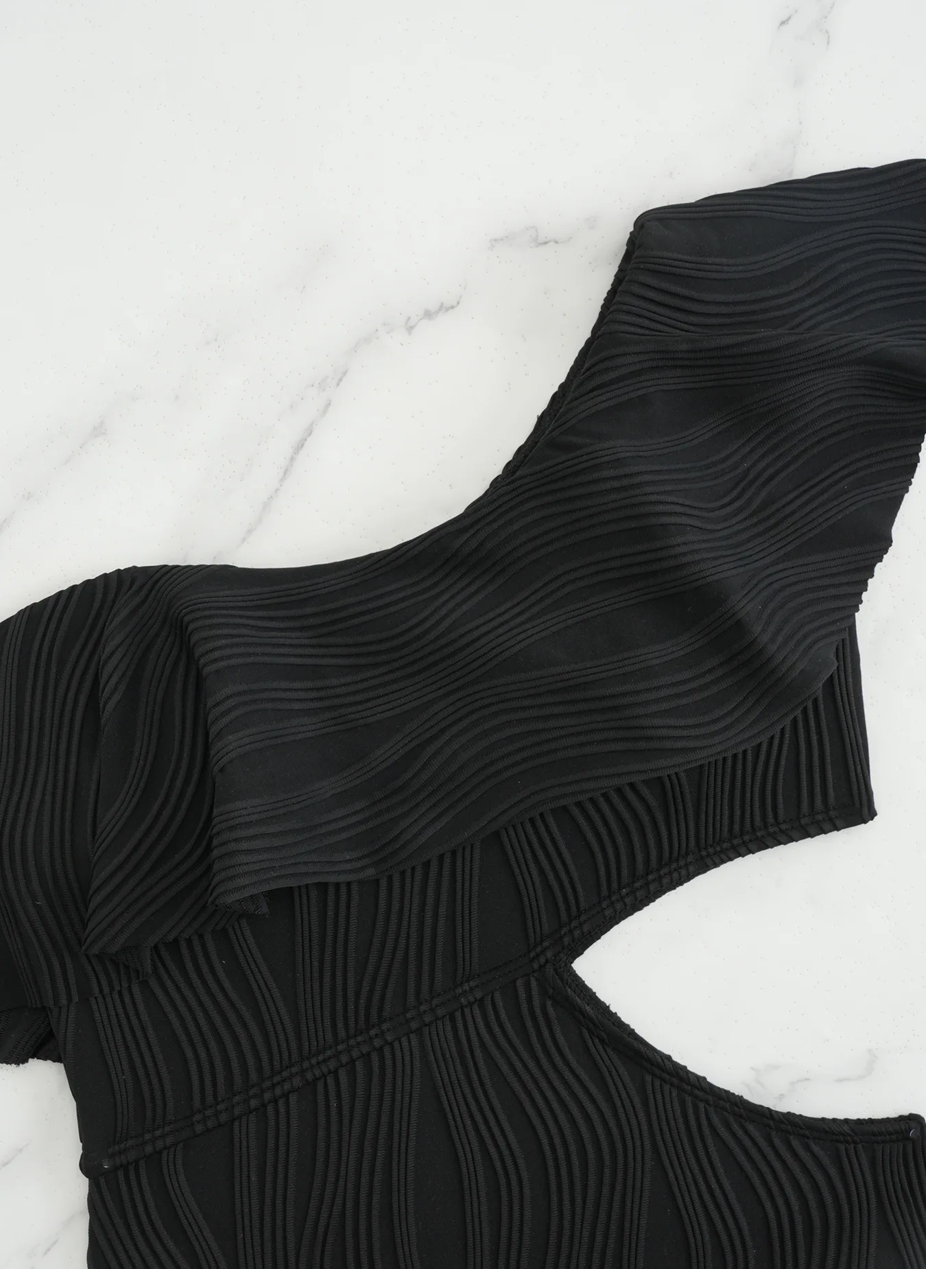 Traje de Baño Vigorshely 2026 Blanco de Un Hombro con Volantes para Mujer, Traje de Baño de Una Pieza Sexy con Aberturas para la Playa, Monokini