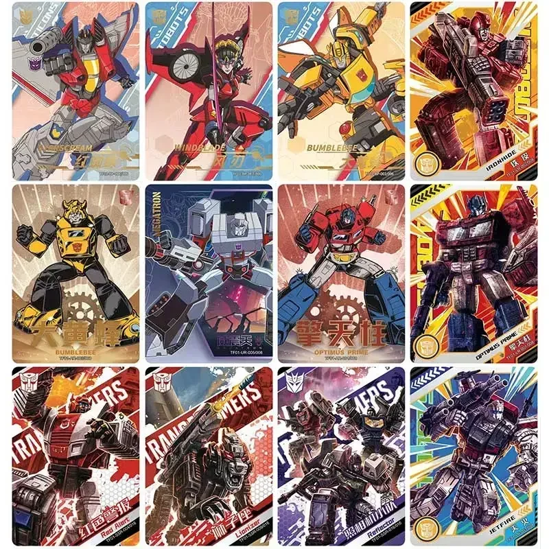 New KAYOU Transformers Card Cybertron Leader Edition Optimus Prime Bumblebee Megatron Rare BP Card Collection Card Toy Gift