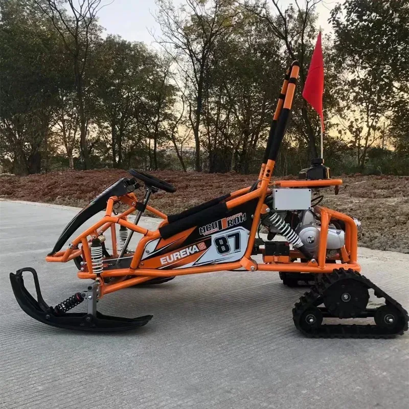 Hot sale Wholesale snowmobile tracks 125cc 150cc 200cc rubber track snow bike adult / kids quad  off road scooter electric