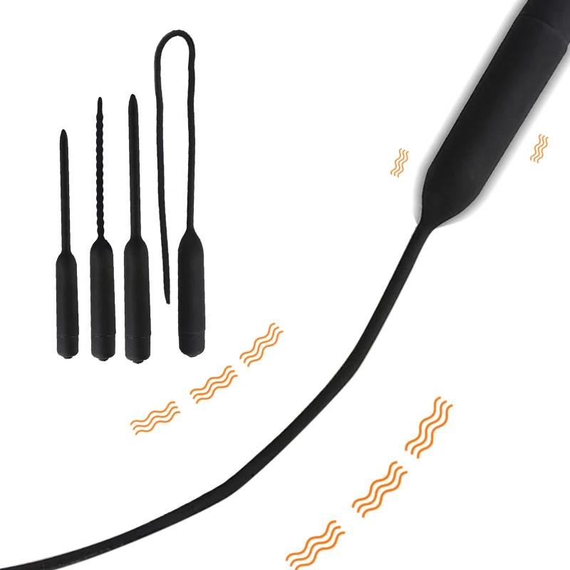 10 Speed Penis Vibrator Urethral Catheter Penis Plug Sex Toys for Men Urethral Vibratior Penis Insertion Urethra Sounds Dilators