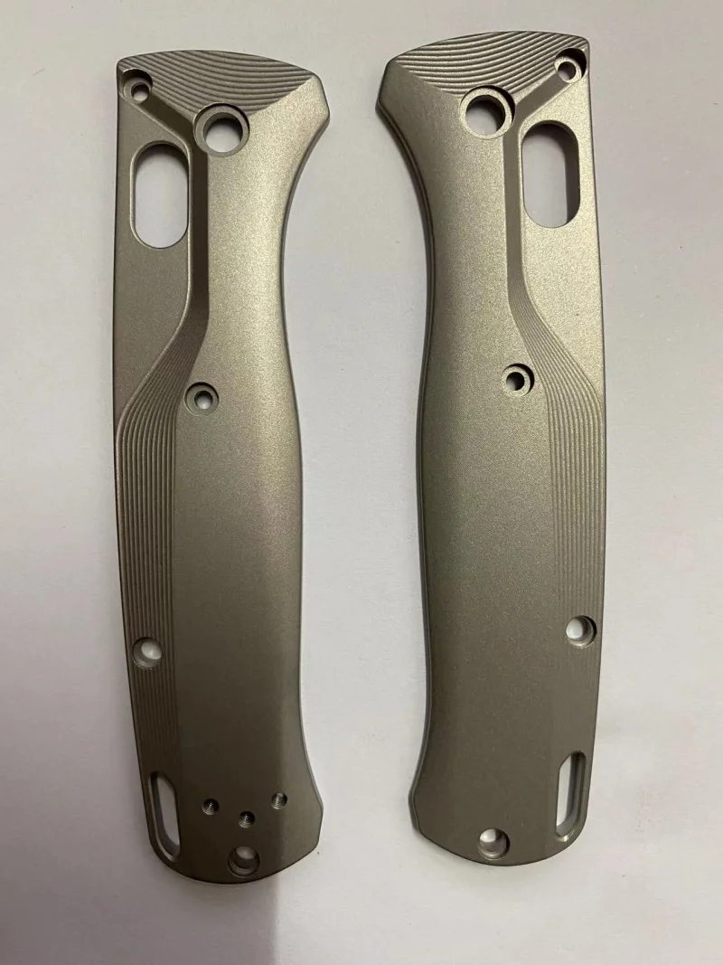 

1 Pair Titanium Alloy Grip Handle Scales for Benchmade Bugout 535 Knives