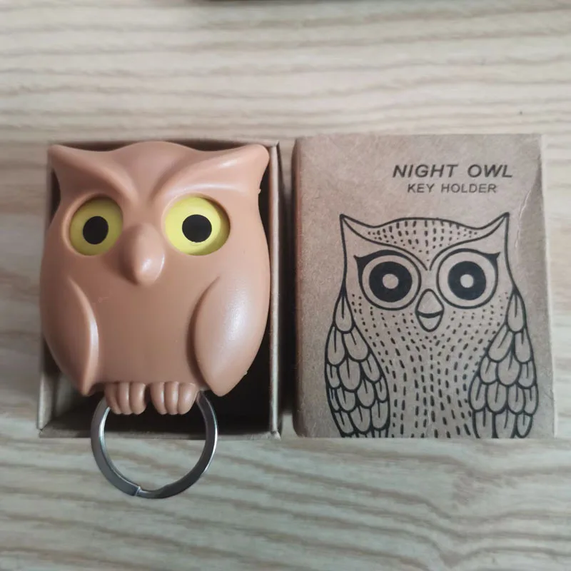 Key Storage Solution 6*5*3 Owl Key Holder Creative Storage Solution Key Holder Eye Closing Design Home Decor Key Holder view 4