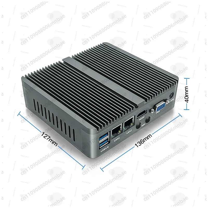Picture 6: J1900 fanless industrial computer micro host dustproof, shockproof and high temperature resistant industrial control computer