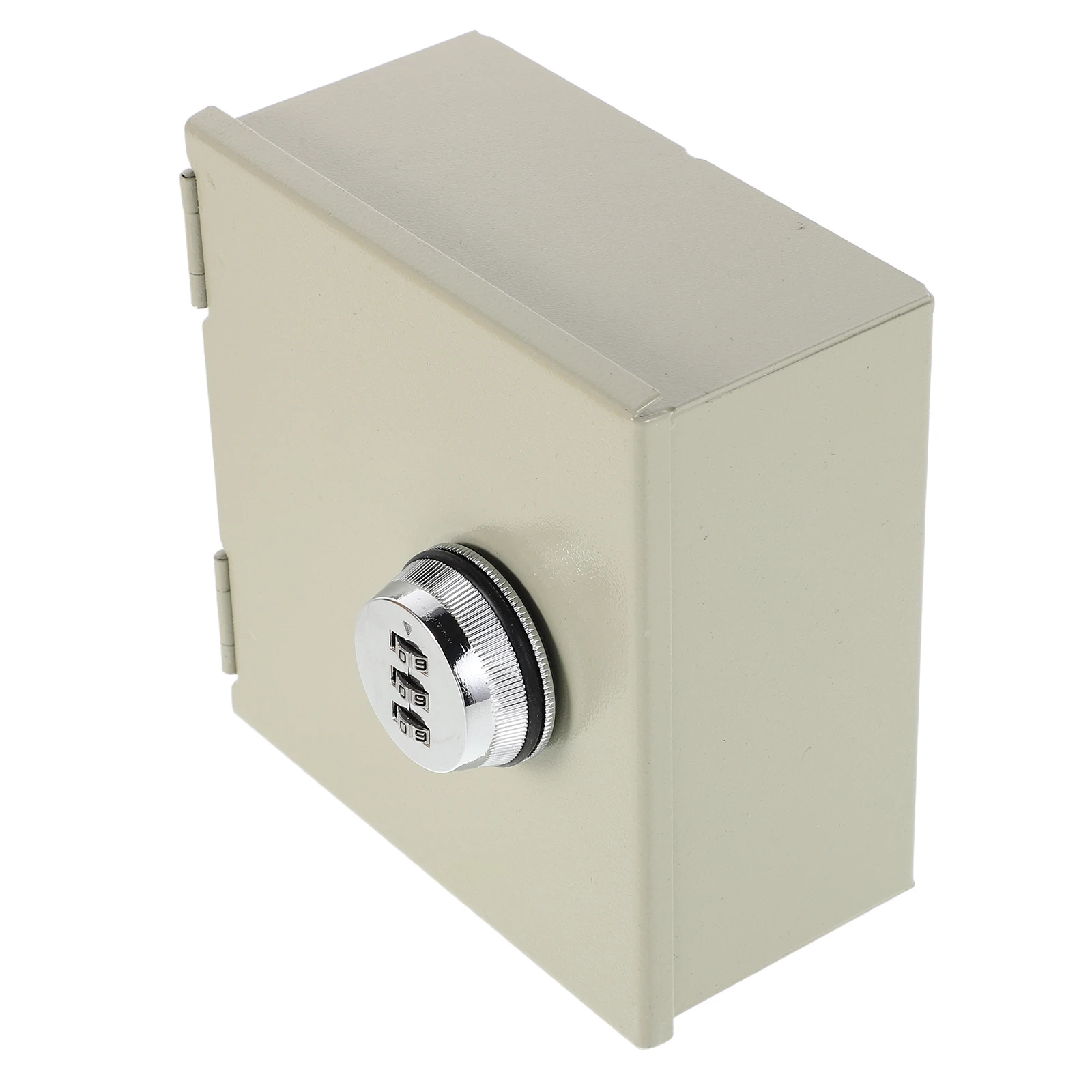 Password Lock Box Stainless Steel Rotating Combination Lock Weatherproof Heavy Duty Outlet Protection For Home Office