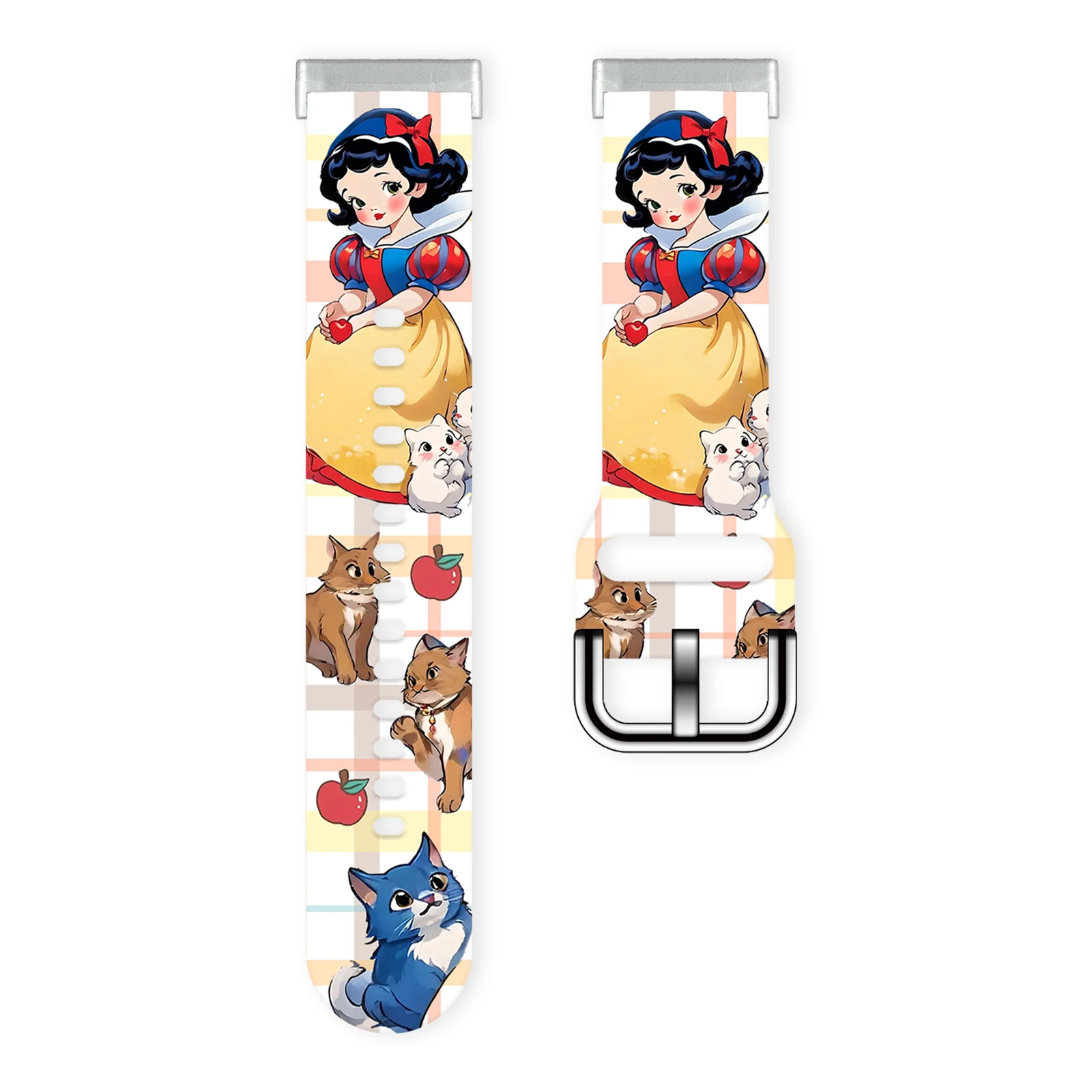 

Snow White Printed Strap for Fitbit Versa 4/3 Watchband Replaceable Bracelet for Fitbit Sense 2 Watch Band for Kids as a Gift