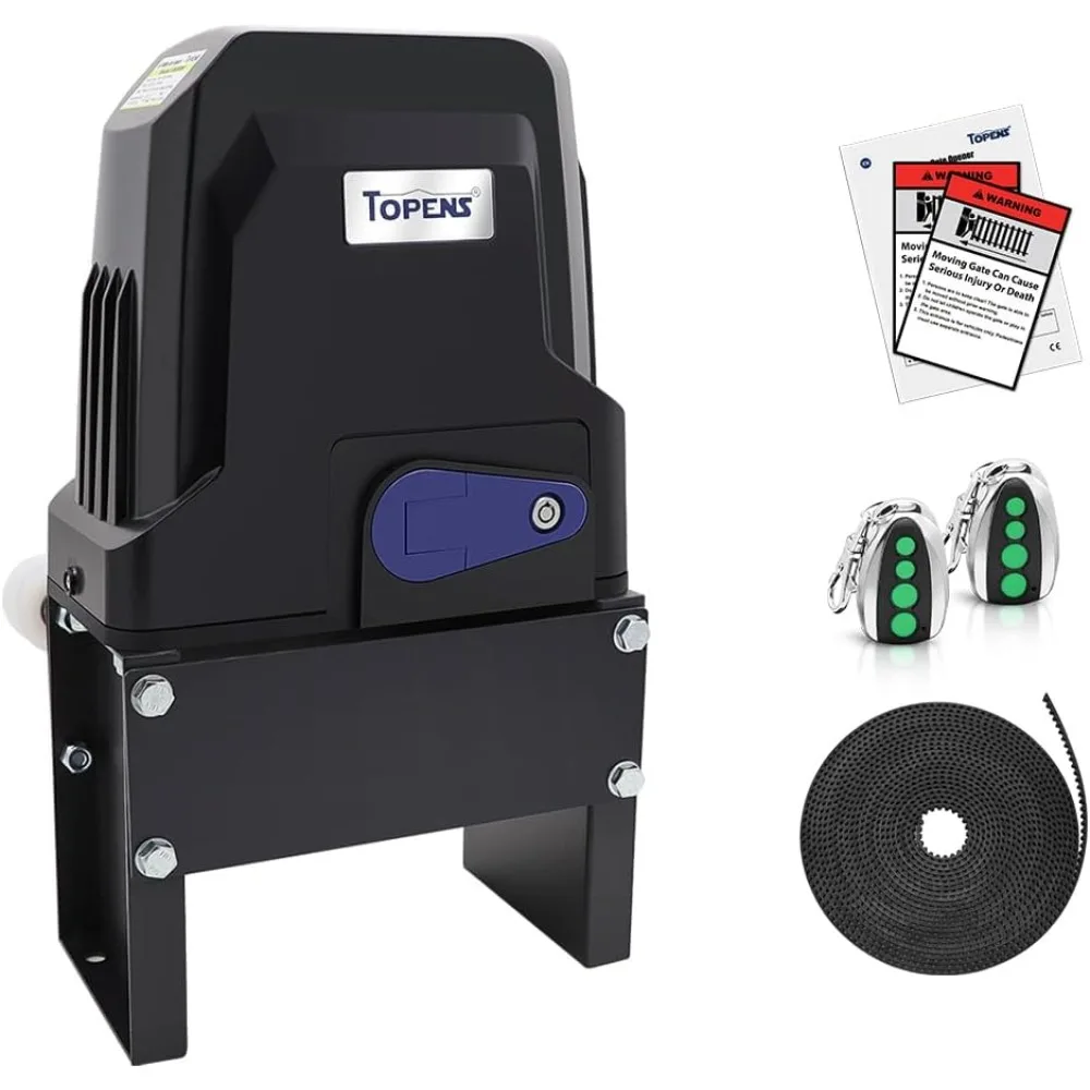 

BK800 Automatic Sliding Gate Opener Strong Belt Silent Drive Electric Gate Motor for Heavy Driveway Slide Gate Up to 1800 Pounds