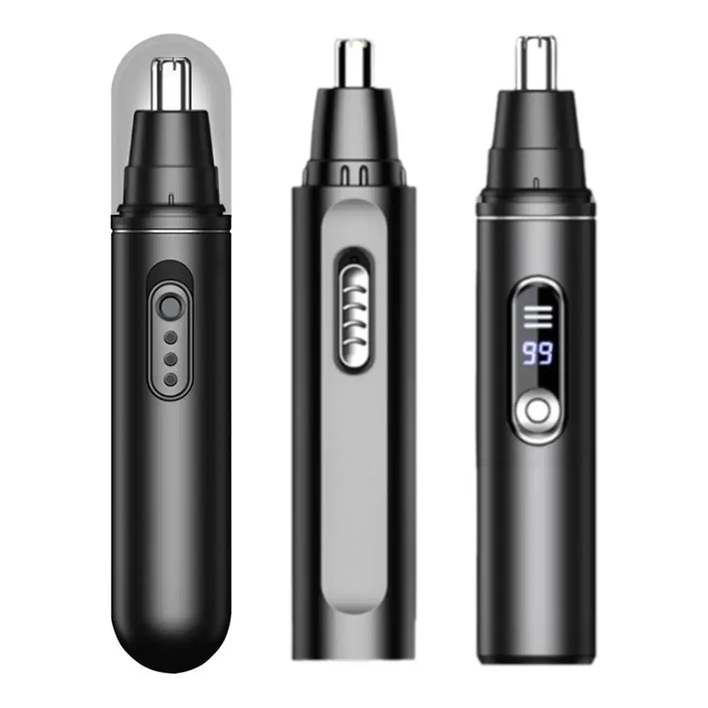 الكهربائية الأنف تنظيف الشعر المتقلب المحمولة الأنف آذان الشعر أداة قص الحواجب الرجال غير مؤلم المقص الأنف ماكينة حلاقة للشعر والعناية #2