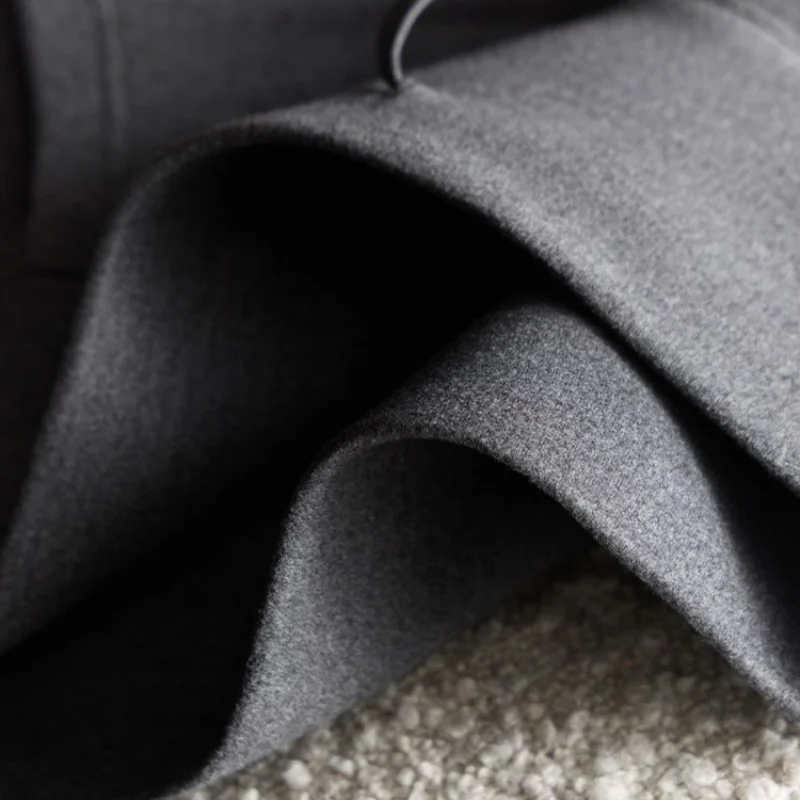 Birdtree voering wolmix flare broek, dameswarmte casual broek, met zakken, elastische taille, herfst winterbroek P5N522JF