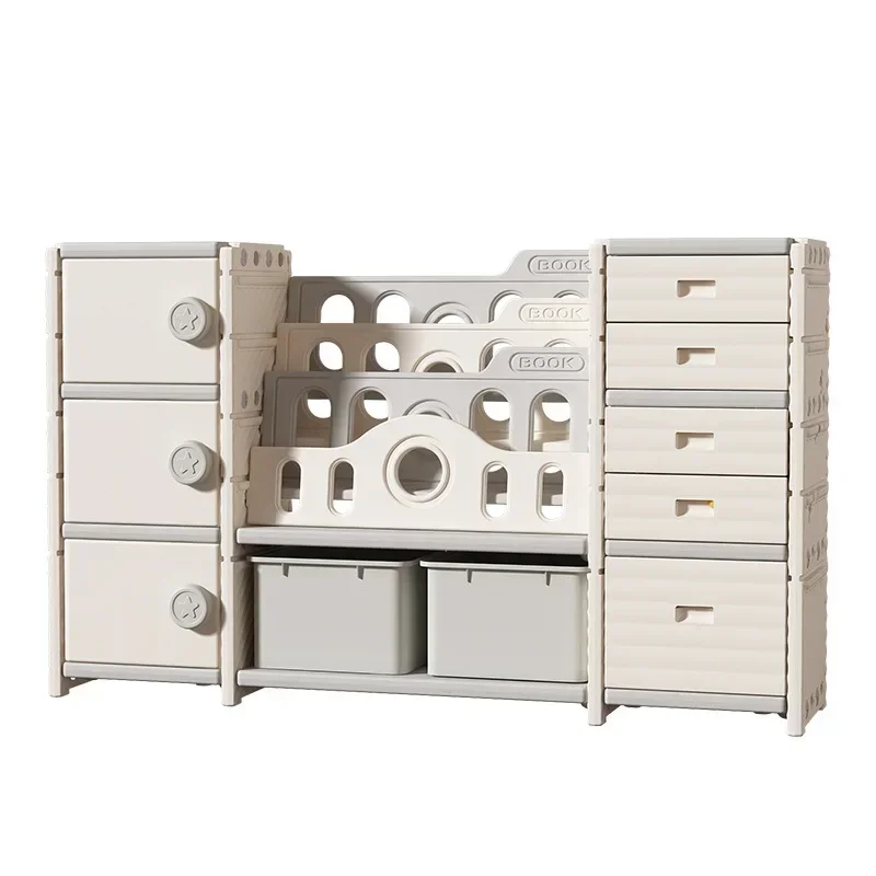 Toy storage rack Floor-to-ceiling multi-layer household storage Toy rack Simple classification Locker