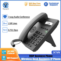 VOIP Phone 2 Lines Special WiFi Desktop Business IP Phone SIP G.722 Opus With Fast Ethernet VOIP Telephone