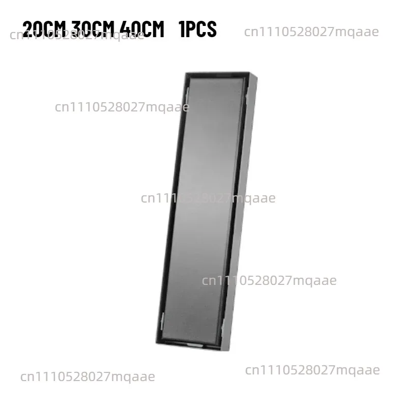 20/30/CM Linear Shower Drain For Bathroom Rectangle Invisible Floor Drain Anti-odor Middle/Side Drain Water Stainless Steel