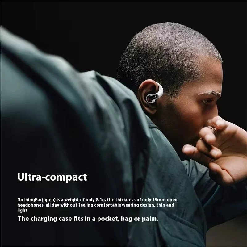 Nothing Ear Open Earphone Wireless Bluetooth Headset Hifi Sound Stereo Noise Reduction Long Battery Life Customize   Headset