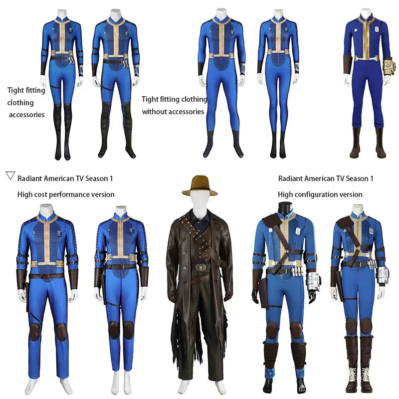 

American TV series radiation first season cosplay, Luxi cosplay, jumpsuit, men's and women's set, Halloween Wholesale of perform