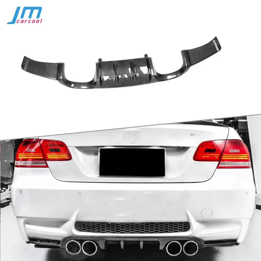 

For BMW E92 M3 3 Series 2008-2013 Rear Bumper Lip Diffuser HM Style Carbon Fiber / FRP Back Skid Plate Cover Direct installation