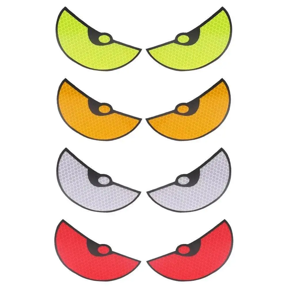

1Set Cat Eye Reflective Car Stickers - Night Safety Warning Decals for Auto Truck & Vehicle