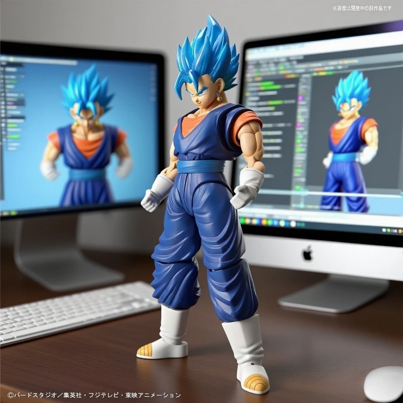 

Игрушка для взрослых Bandai, оригинальная фигурка Dragon Ball, стандартная фигурка Super Saiyan Vegetto, комплект экшн-моделей, коллекционный робот