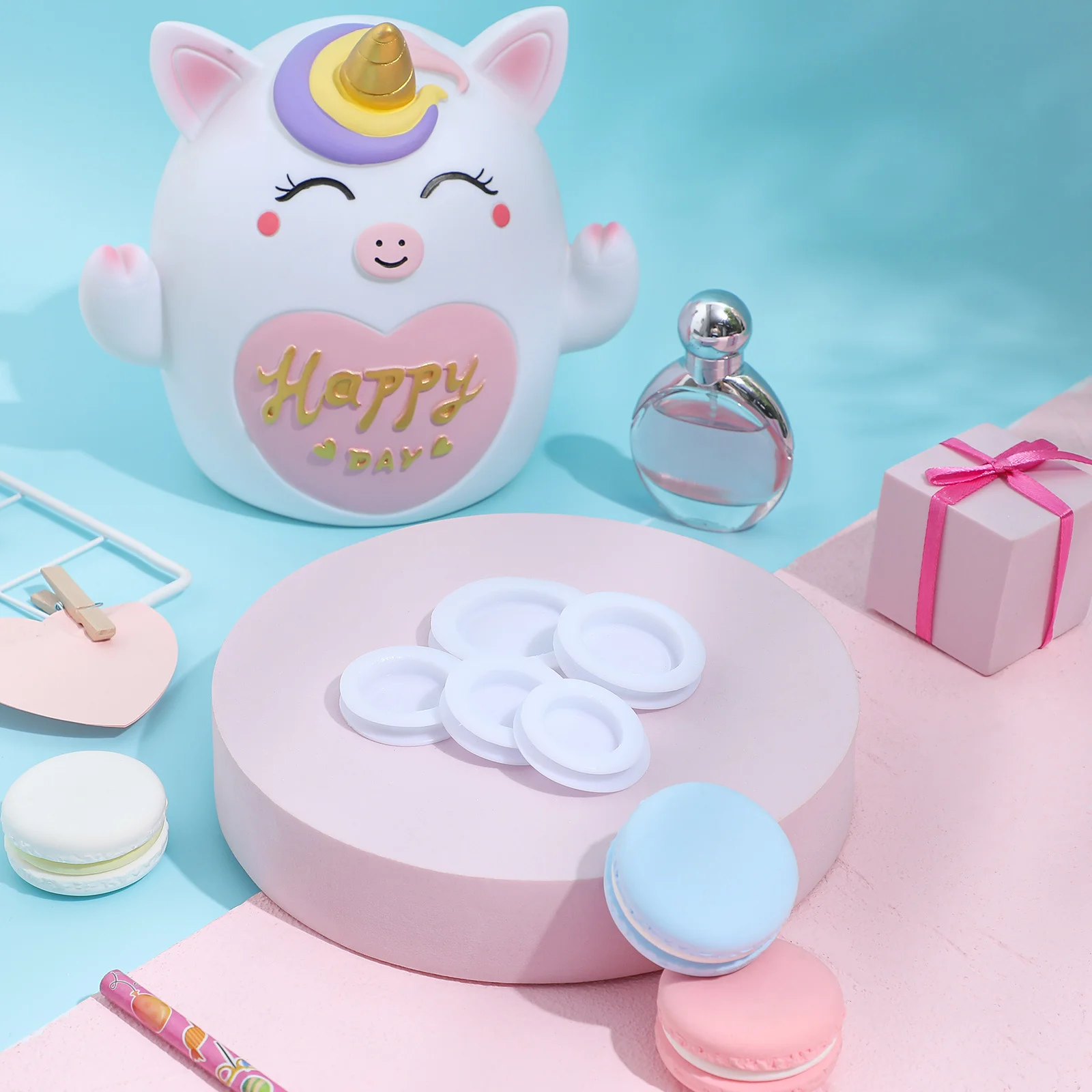 5Pcs PVC Piggy Bank Stopper Round Replacement Saving Box Bottom Plugs Fits 25Mm 26Mm 30Mm 32Mm 38Mm Secure Money Box Plug