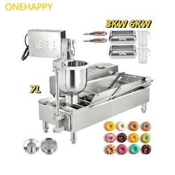 Fully intelligent fried donut equipment mini production line equipment 7L mixing barrel