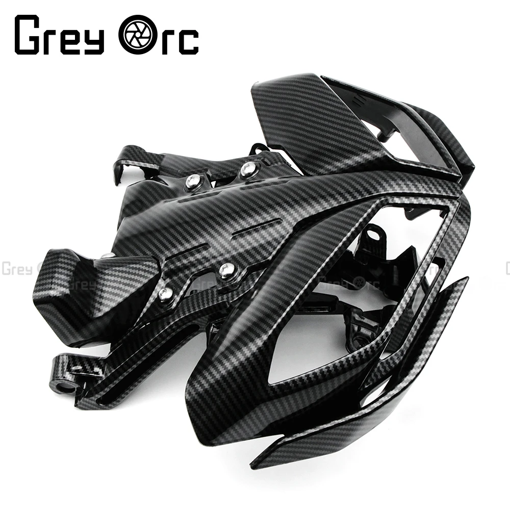 

Motorcycle Carbon Wire Patterned Headlight Bracket Protective Cover Deflector For Yamaha MT 09 FZ 09 2017-2020 Accessories