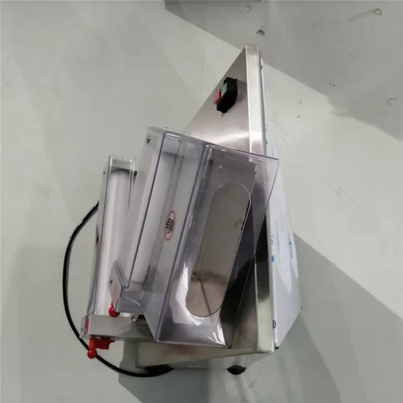 Laminettatrice per pasta a roppo da tavolo piccola Pressa a mano per pie Macchina per formare la pasta per pizza Pressa a rulli