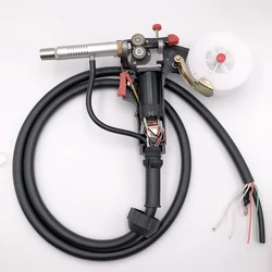 Spool Gun Nylon Body Toothed Roller 6 Feet 2meters MIG Push Pull Feeder Aluminum Steel Torch No Connector