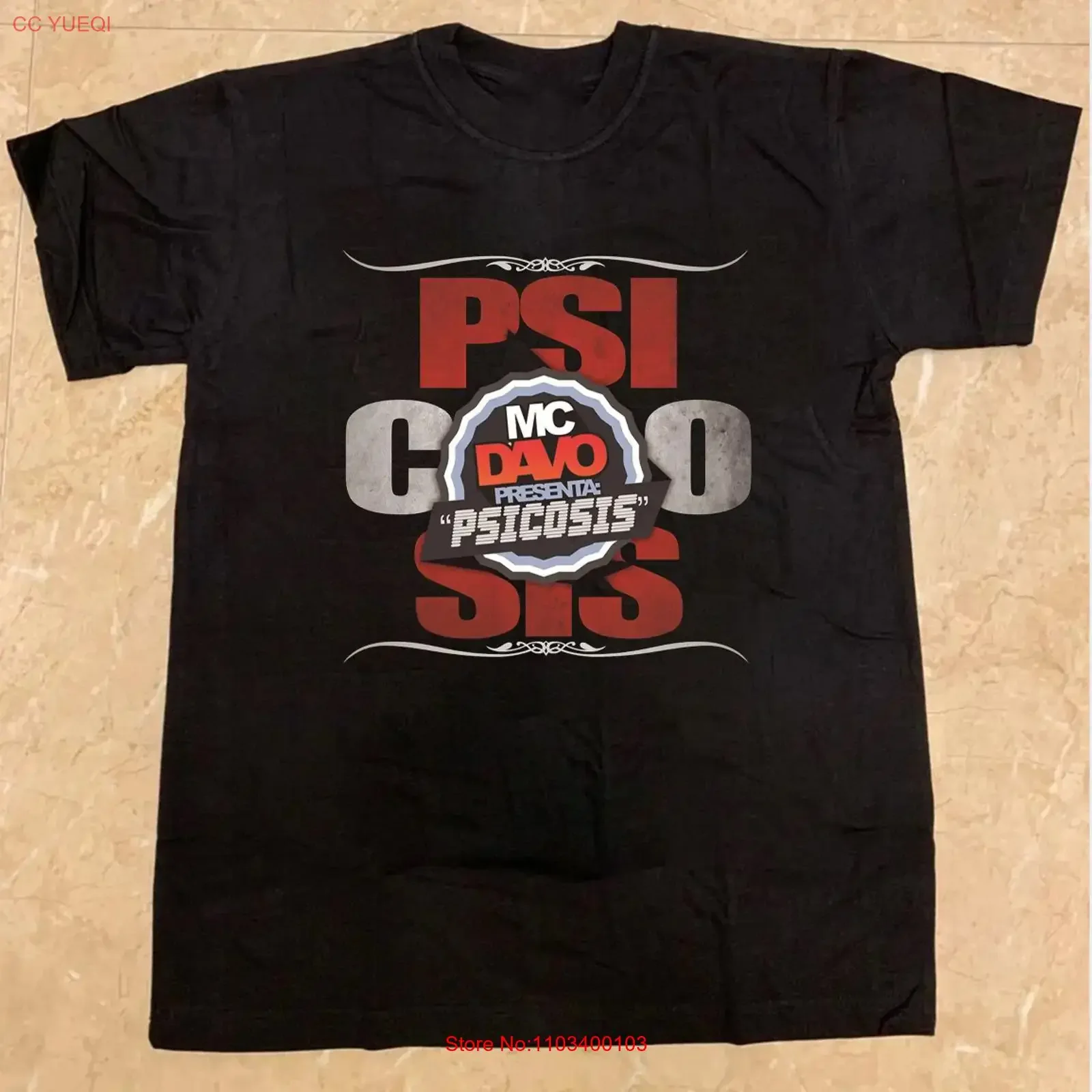 Camiseta negra con canción y letras de Adios de MC Davo, talla completa S 5XL H268, vintage, lavada, transpirable, informal, unisex
