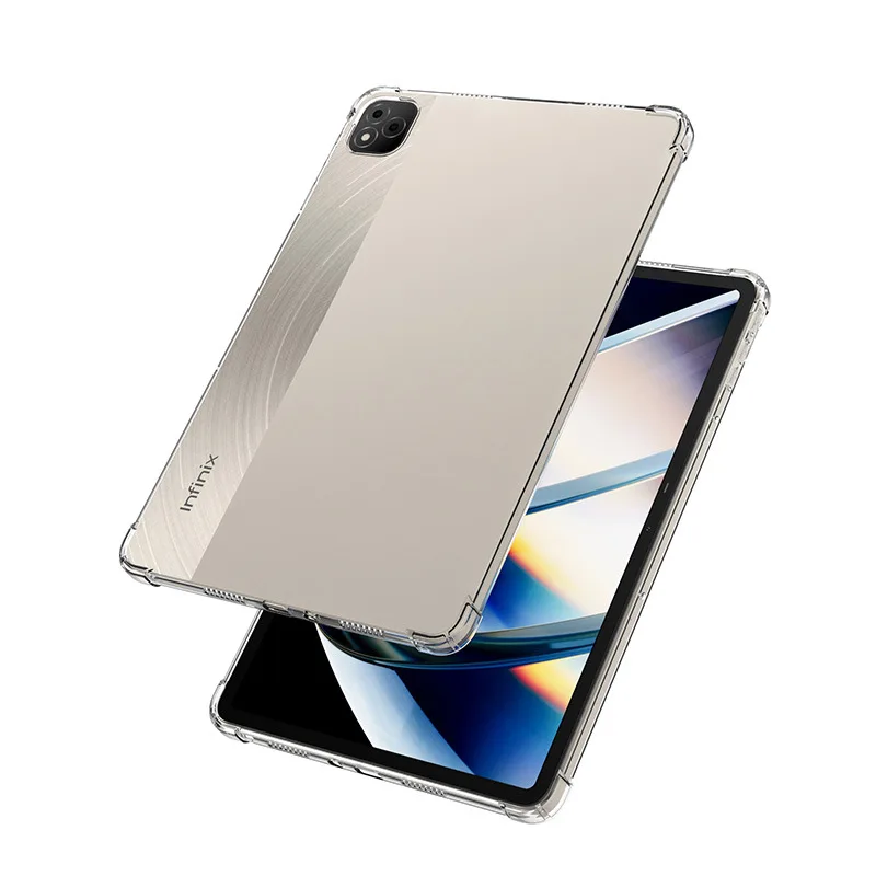 Чехол для Infinix XPad, прозрачный мягкий ТПУ для 2023, iTel Pad One, противоударная задняя крышка для Infinix XPad, чехол с подушкой безопасности