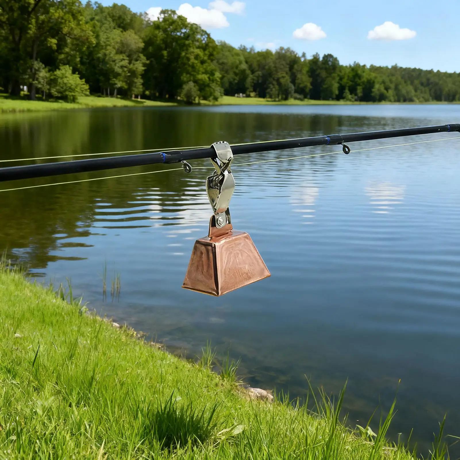 

Рыболовные колокольчики для удочек, 10-компонентное колокольчиковое оборудование с зажимом, сигнализация поклевки для озер, реков, водорослей, соленой воды, пресной воды