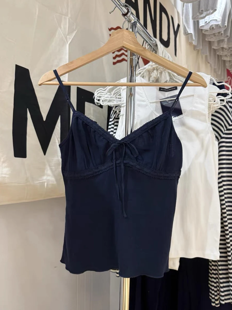 الدانتيل متابعة الصلبة سليم بروتيل المرأة الصيف الدانتيل تقليم الخامس الرقبة أكمام اقتصاص تانك القمم عادية خمر الحلو بورجوندي المحاصيل الأعلى جديد