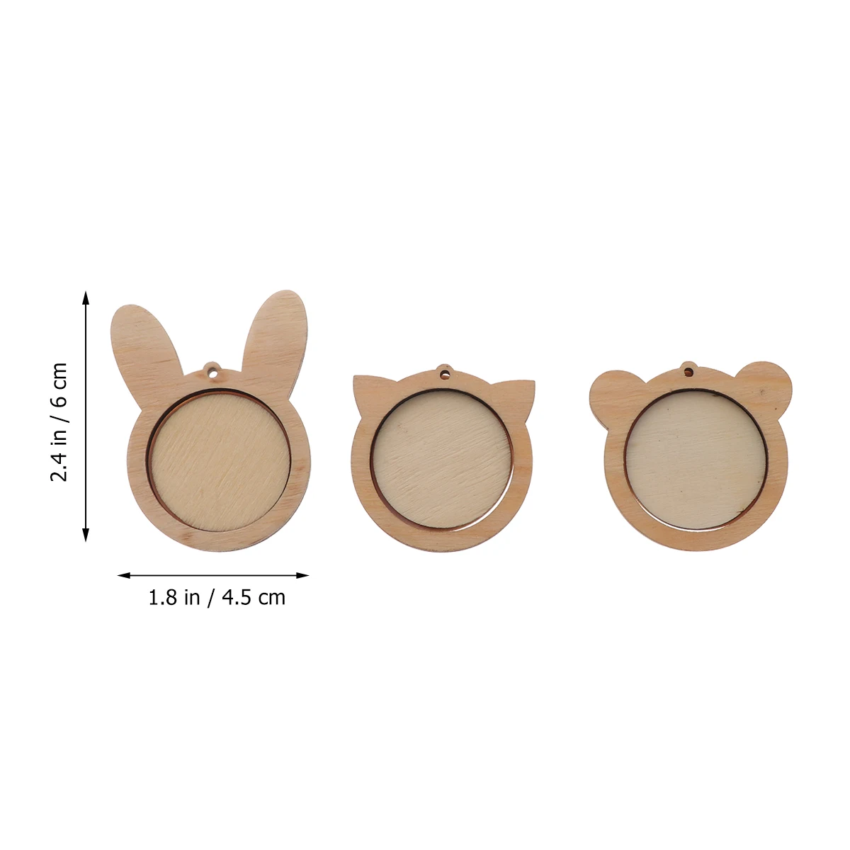 

3Pcs Mini Embroidery Stretch Set Wood Hoops Frames Decorations Bamboo Cross Stitch Fixing Frame Handmade Craft Gifts