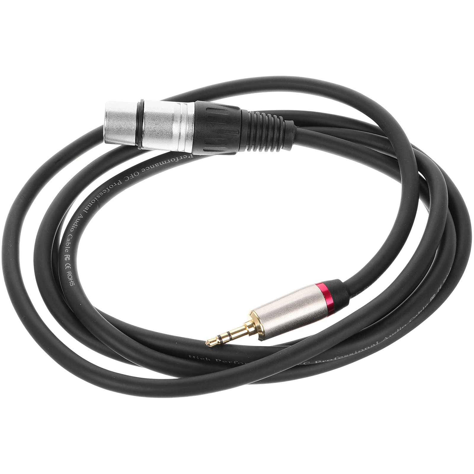 

1pcs 3 Pin Mini XLR Female Audio Cable TRS to Stereo Plug Adapter for Microphones Headphones Durable Clear Transmission