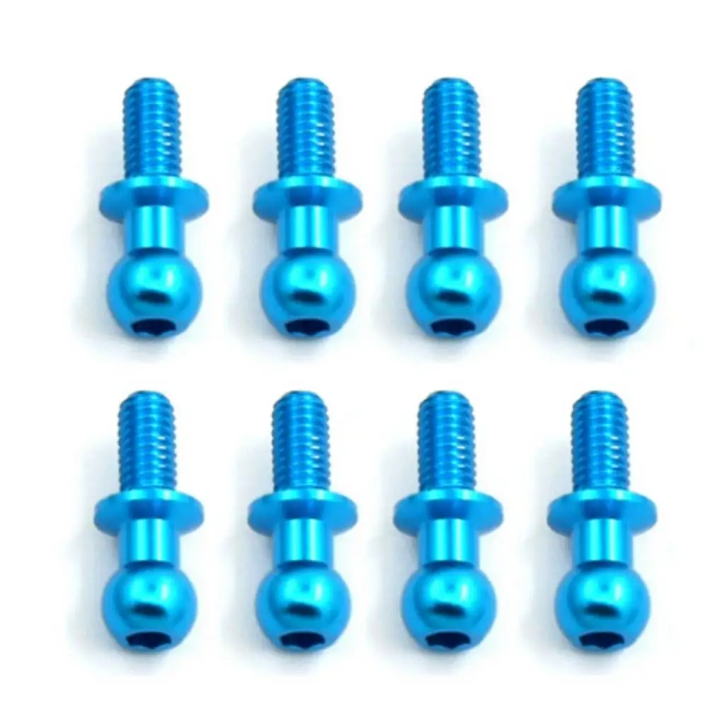 Aluminum Alloy Link Tie Rod End Ball Joint Ball Stud Rc Ball Stud For AXIAL SCX10 D90 D110 Tamiya CC01 Parts