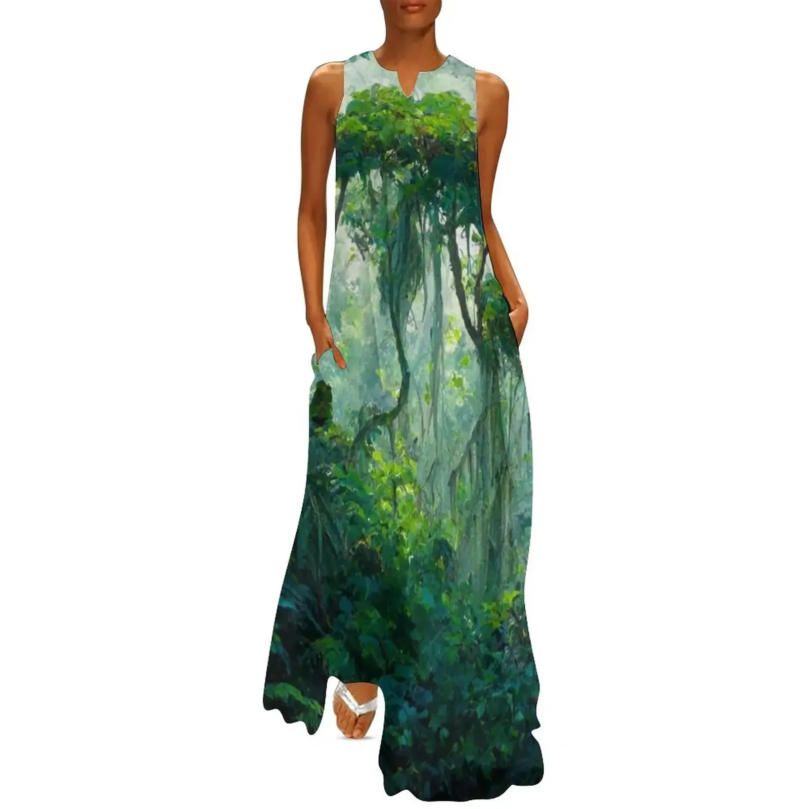 

green forest Long Dress women's clothing trend 2025 women evening dress Prom gown Female clothing Dress