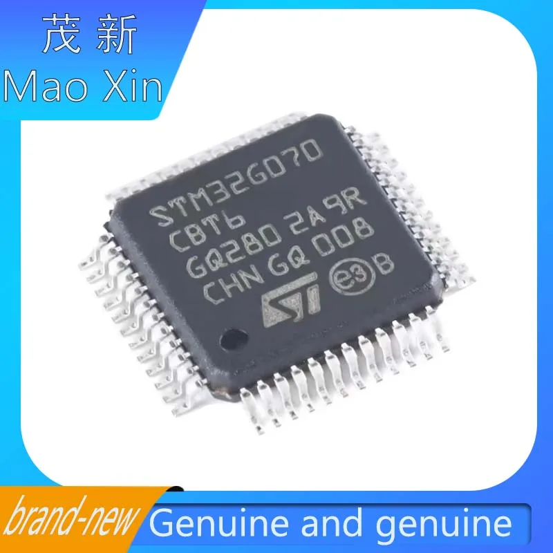 

New original STM32G070CBT6 LQFP-48 ARM-M 32-bit microcontroller MCU