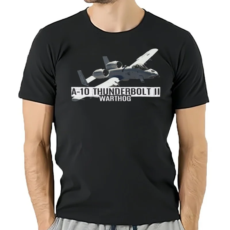 T-shirt WarthAustin A10 Thunderbolt II, Avion de html, Avion Militaire, Aviation, Manches sulfou Courtes