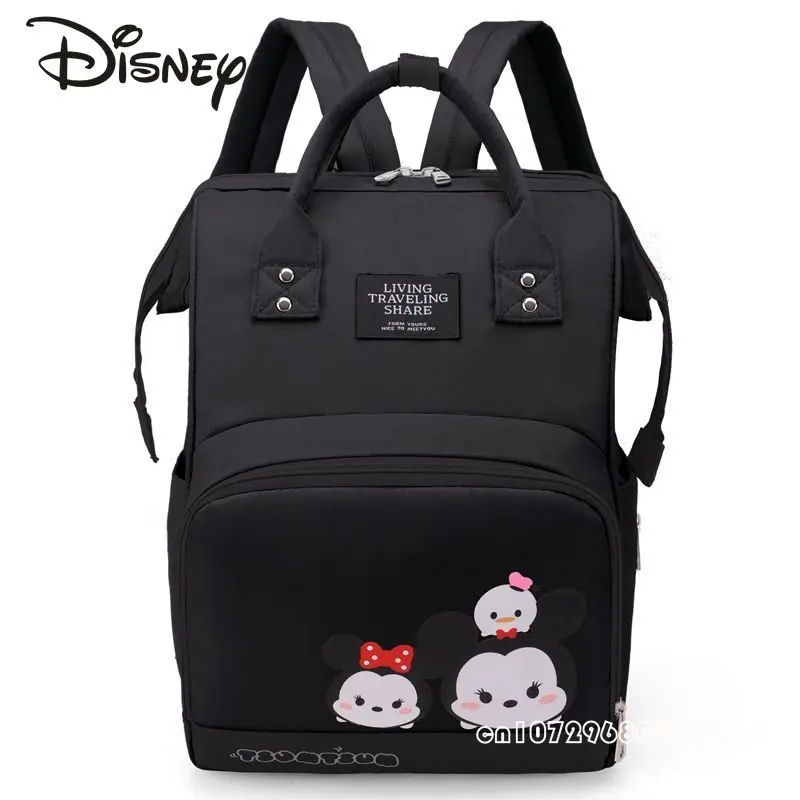 Disney\'s New Mommy Bag Fashion Large Capacity Baby Bottle Thermal Bag Multi-functional Storage for Outgoing Mother and Baby Bag