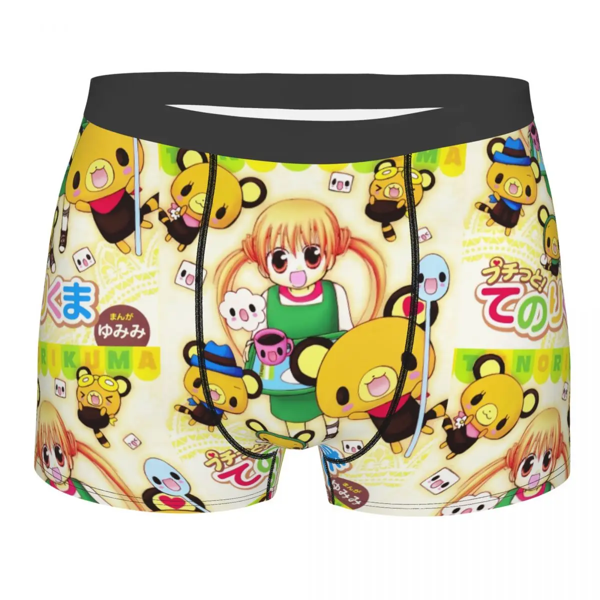 Custom Disney Cartoon Tenorikuma Sanrio Anime Bear Underwear Men Print Boxer Shorts Panties Briefs Breathable Underpants