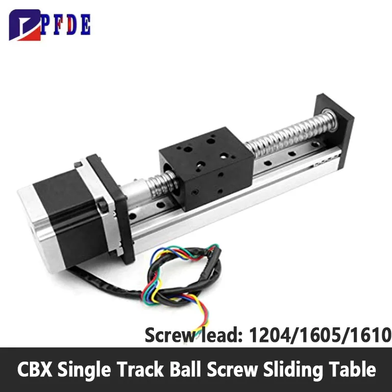 Linear Stage Actuator with Square Linear Slide Rail stroke 100mm to 600mm Ballscrew Motorized XY XYZ Module +1.2N Stepper Motor