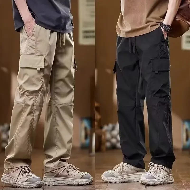 Men's Work Pants, Loose Straight-cut New Multi-pocket Youth Pants, Men's Casual Pants, Spring/autumn Style