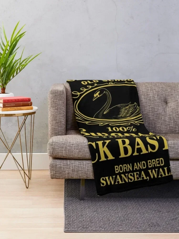 SWANSEA - JACK BASTARD GOLD Throw Blanket Beautifuls Custom Personalized Gift Flannels Blankets