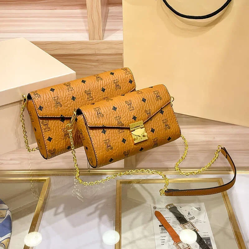 

envelope 2025 new print small exquisite highend mini chain shoulder crossbody small bag for women