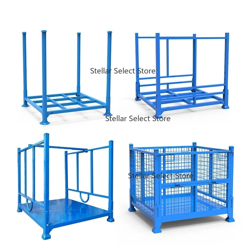 

Штабелируемые стеллажи Сверхмощные тканевые складные полки Металлические стеллажи для хранения Вставки поддонов Сталь