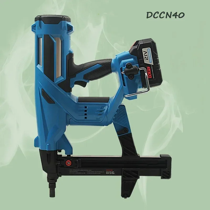 DCCN40 Lithium Battery Nail Gun Cordless Lithium Electric Drive Steel Nail Gun Uesd For Battery Actuated Fastening Tool Concrete