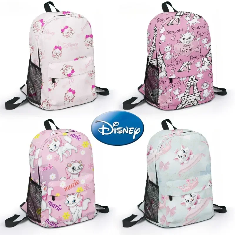 Disney Marie Cat Kawaii plecaki urocze arystokraci Cosplay Mini plecak szkolny dla dzieci moda plecak Mochila prezent