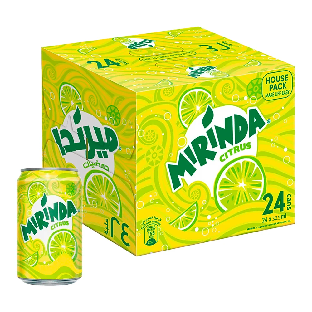 Mirinda-refresco Citrus, lata, 325ml x 24