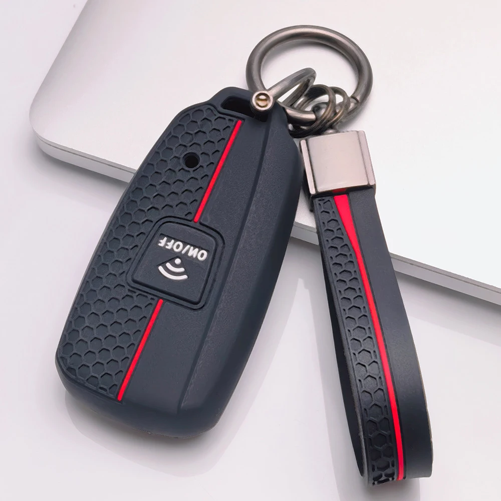 Honeycomb Scooter Smart Key Case for Yamaha TMAX 530 560 DX SX XMAX 300 NMAX 155 Aerox 155 MT 07 Non Slip Motorcycle Key Cover
