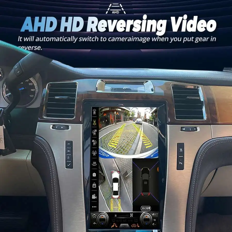 أندرويد 14 Carplay لكاديلاك إسكاليد 2007-2014 راديو السيارة 13.6 بوصة الوسائط المتعددة Autoradio الملاحة GPS WIFI IPS شاشة تعمل باللمس