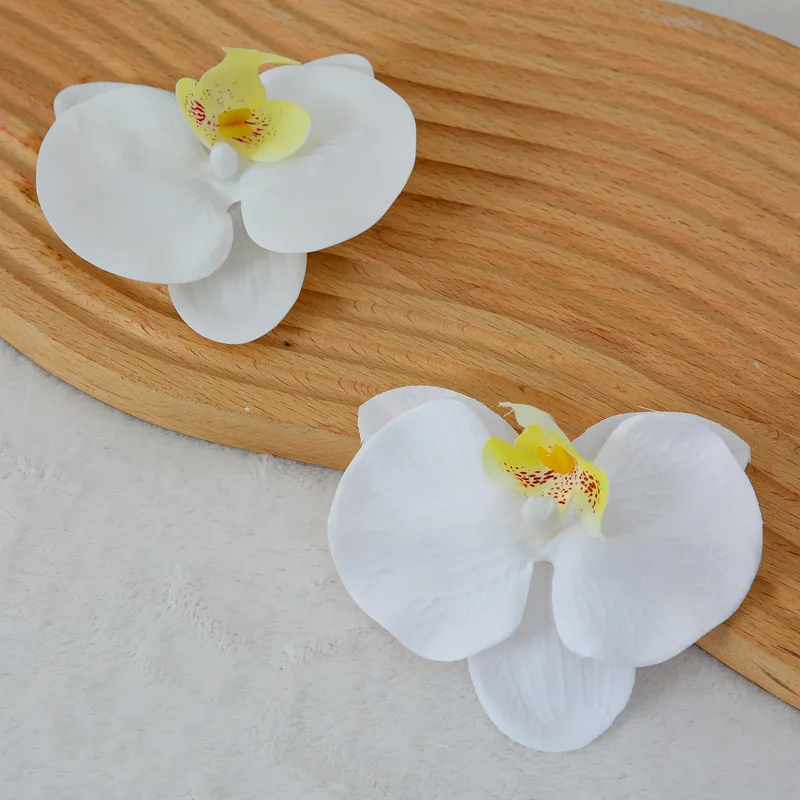 10 Stück Phalaenopsis Künstliche Blumenköpfe Real Touch Orchideenblütenköpfe Dekoration Exquisite Hochzeitsgeschenkbox Dekor – Detail 4